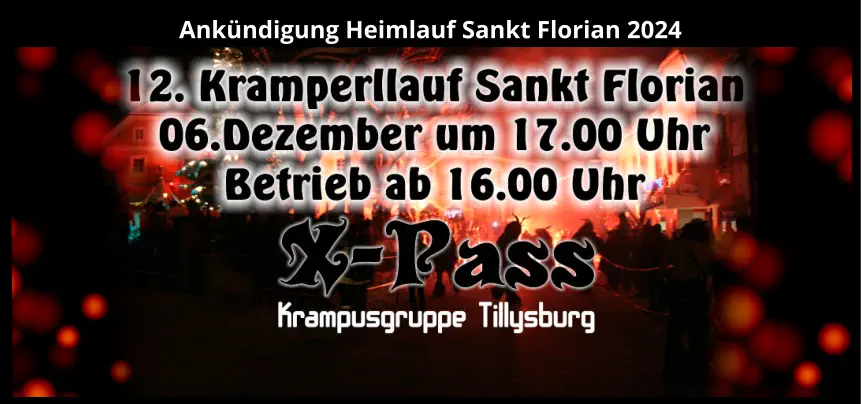 Ankündigung Heimlauf Sankt Florian 2024